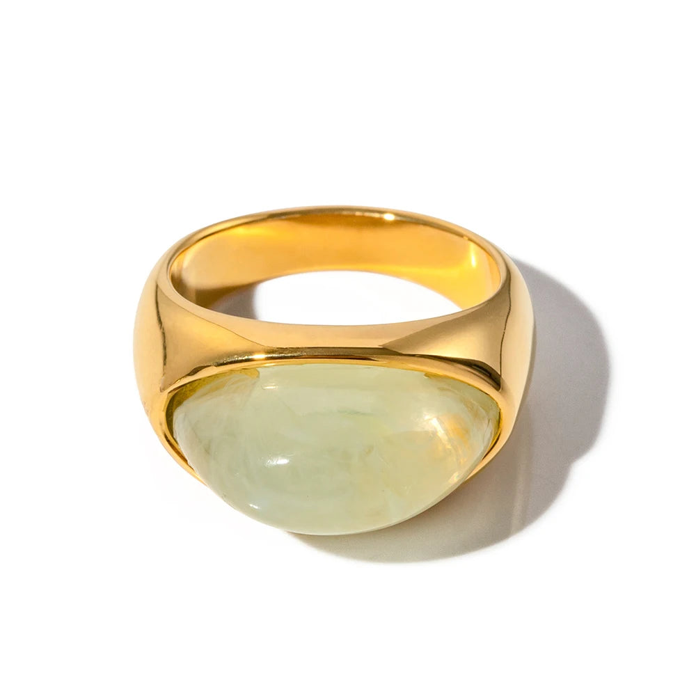 Aurora Stone Signet Ring