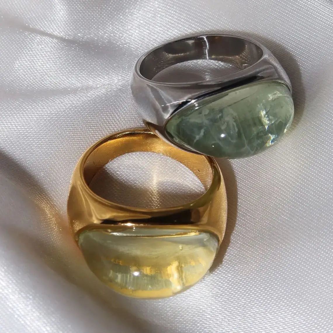 Aurora Stone Signet Ring
