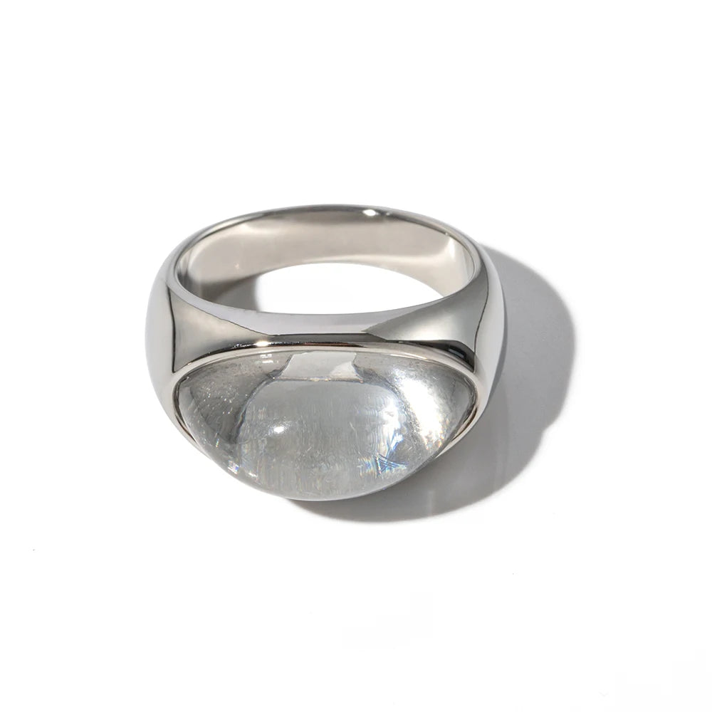 Aurora Stone Signet Ring