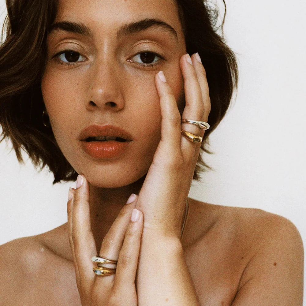 Aurora Stone Signet Ring