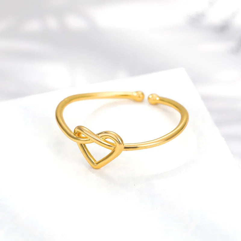 Forever Knot Gold Ring