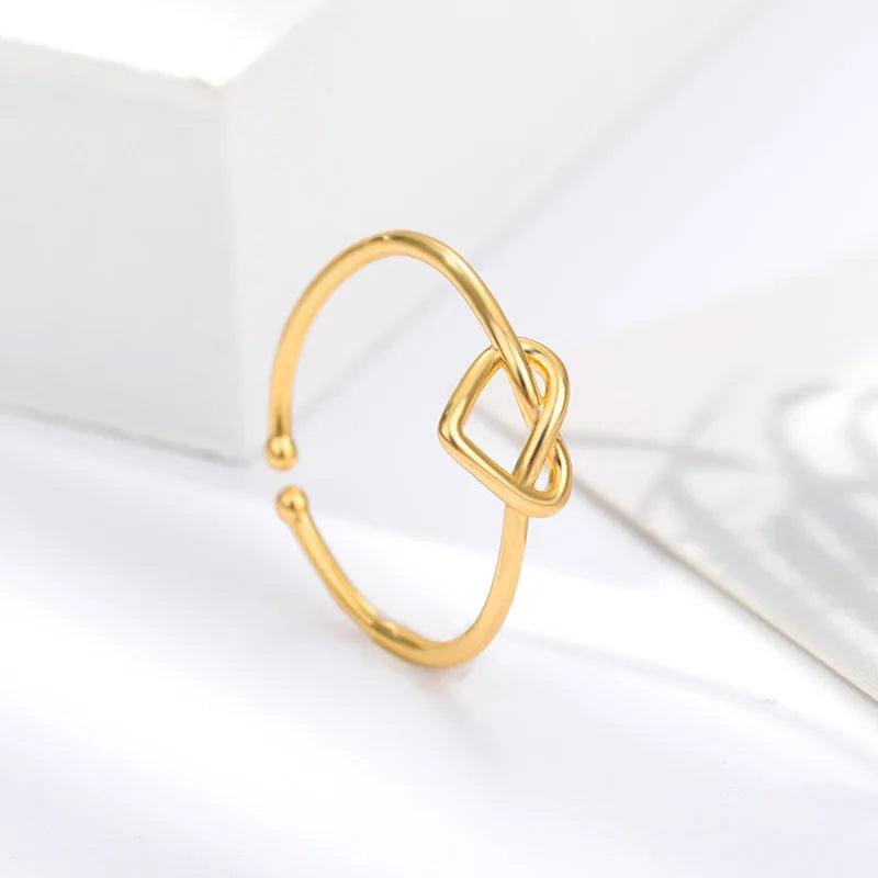 Forever Knot Gold Ring
