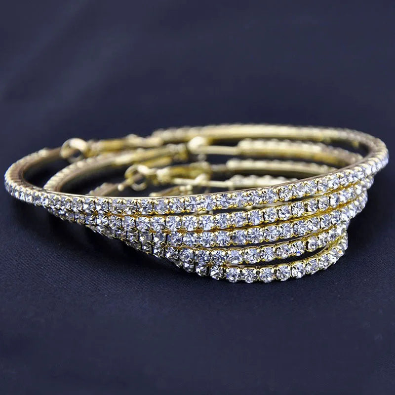 CrystalCross Luxe Hoop Earrings