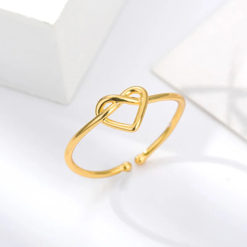 Forever Knot Gold Ring