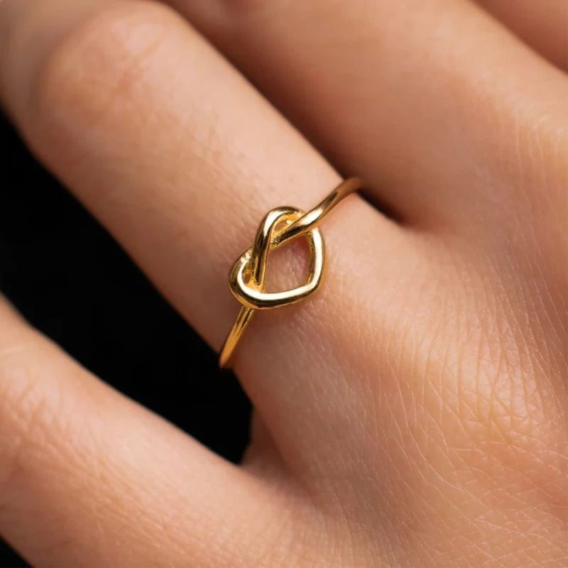 Forever Knot Gold Ring