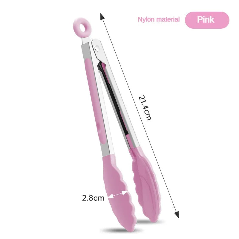 GripEase Silicone Kitchen Tongs Set