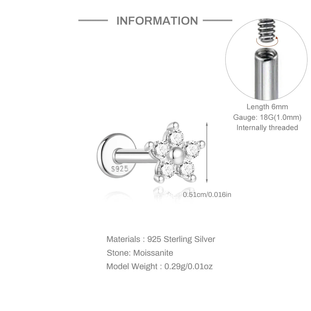 CrystalGlow Ear Set – Multi-Piercing Edition