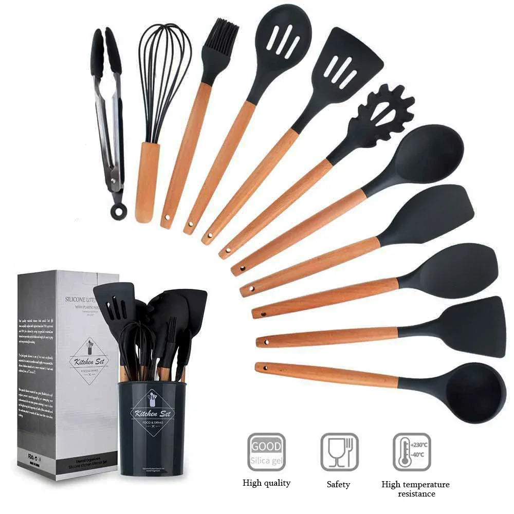 ProCook Silicone Kitchen Utensil Set – 12 Pieces