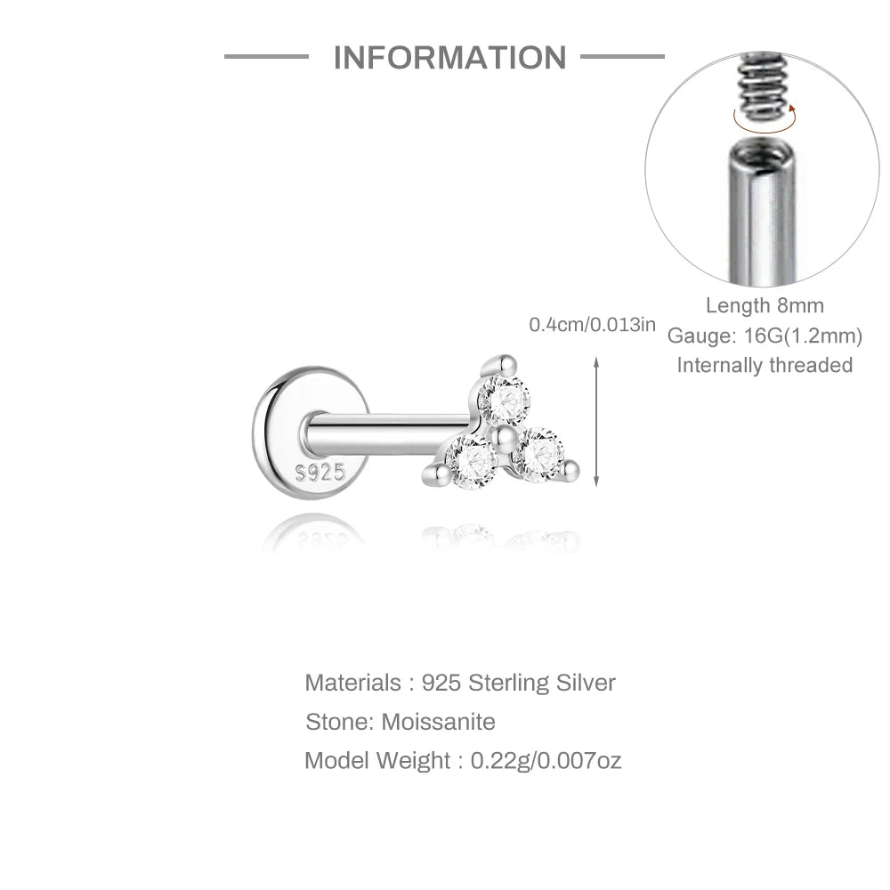 CrystalGlow Ear Set – Multi-Piercing Edition