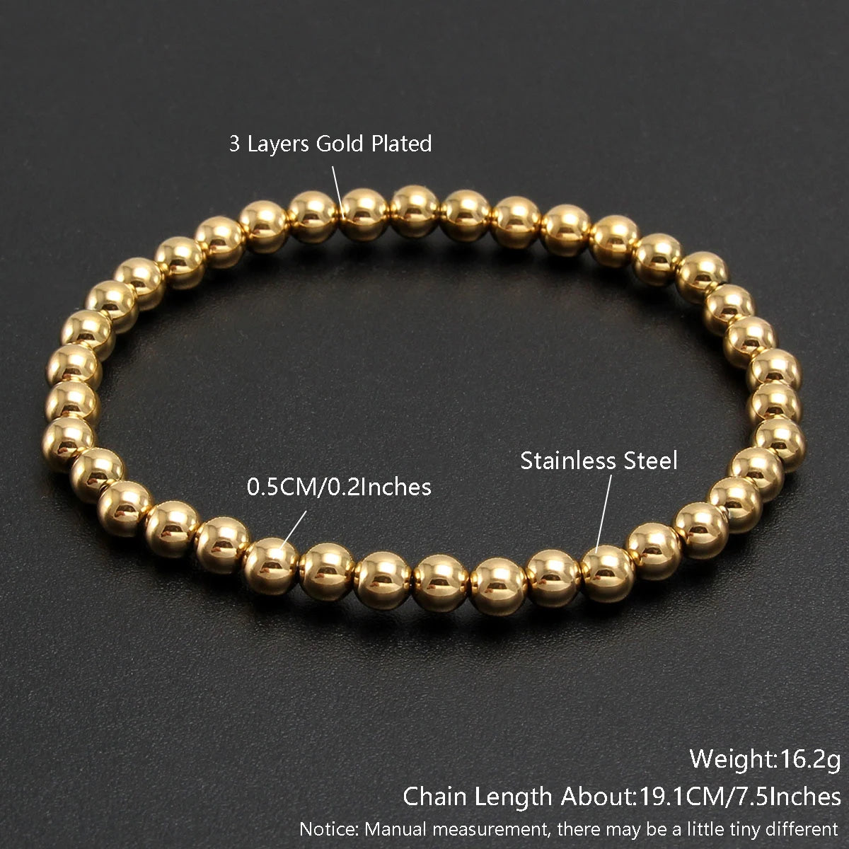 Golden Sphere Luxe Bracelet Set