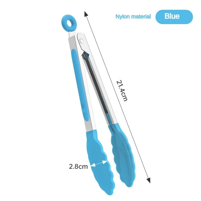 GripEase Silicone Kitchen Tongs Set