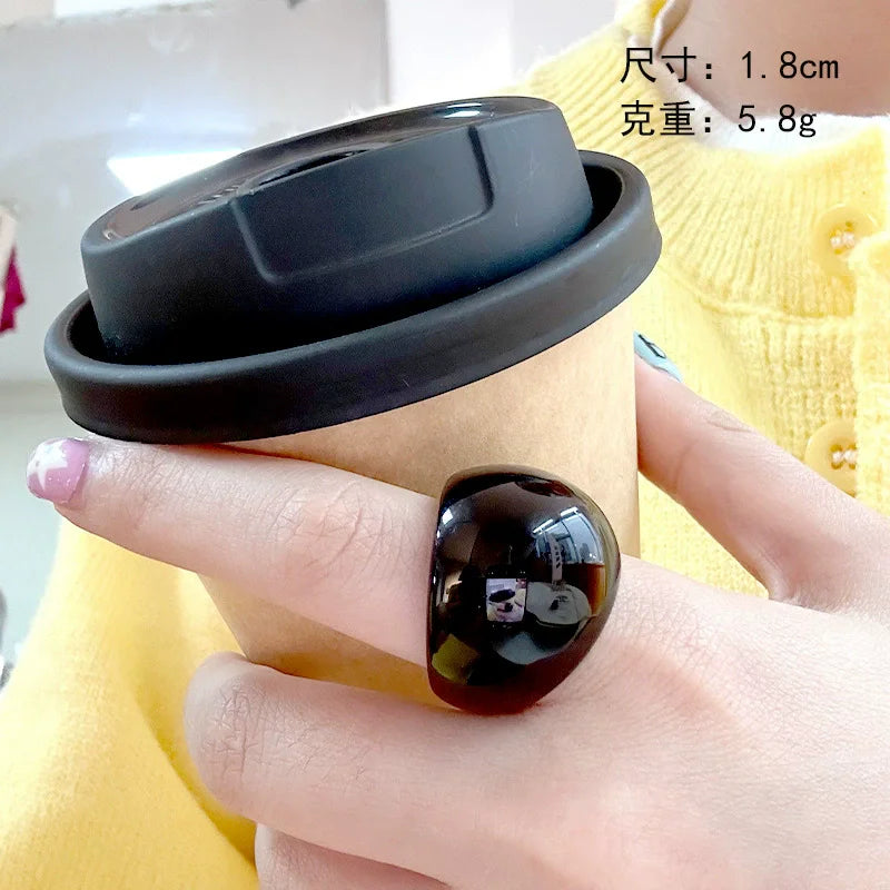 Ivory Aura Statement Ring