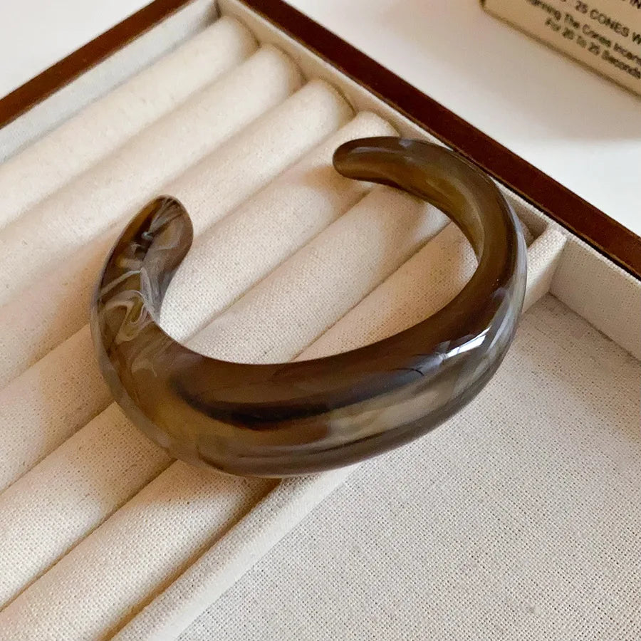 Marble Aura Open Bangle Collection