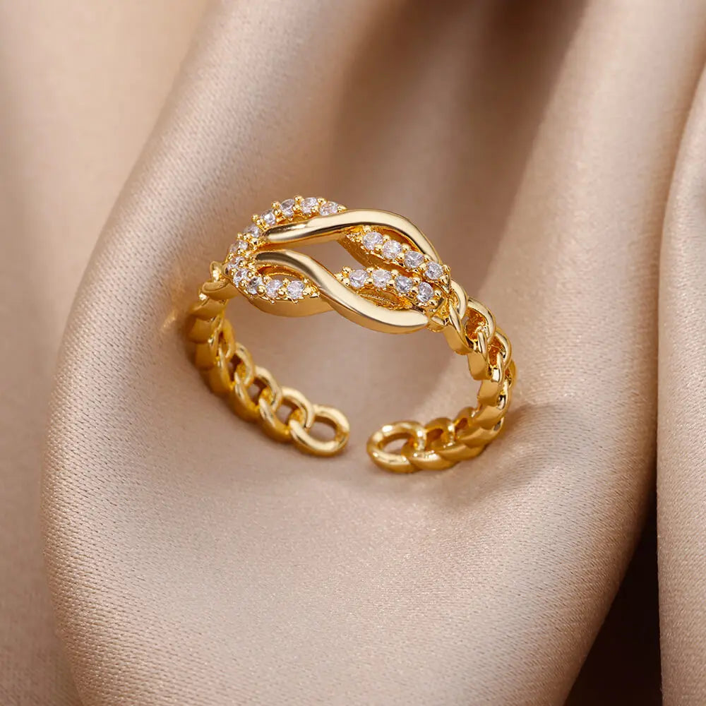 Aurora Luxe Gold Ring Collection
