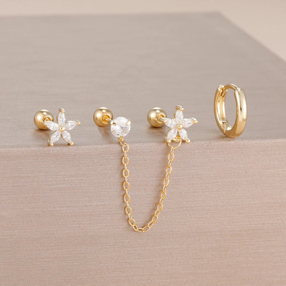 Daisy Chain Elegance Earrings