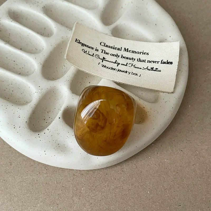 Ivory Aura Statement Ring