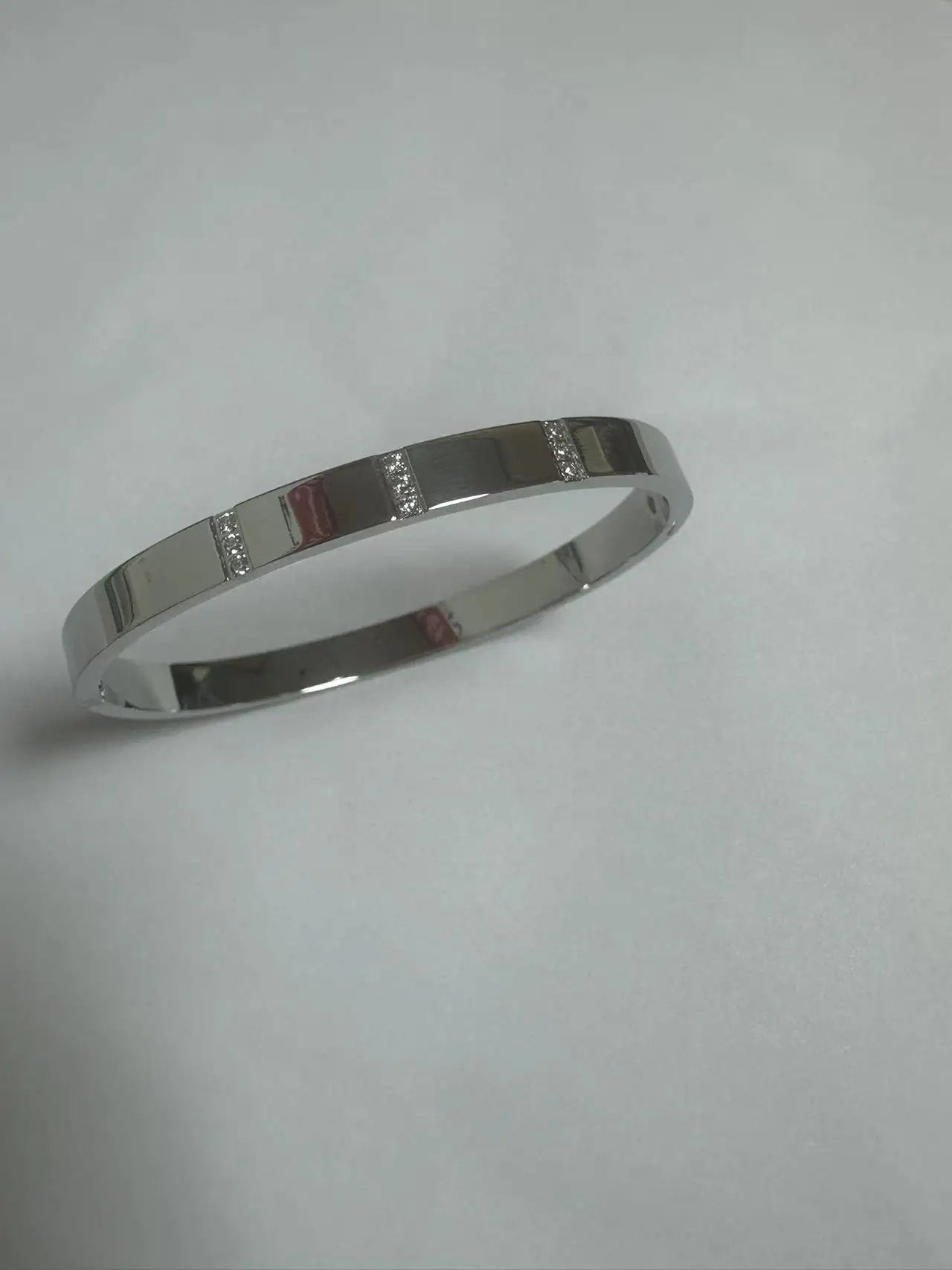 Luxe Geo Crystal Bangle