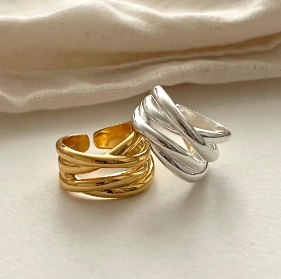 Intertwine Luxe Adjustable Ring