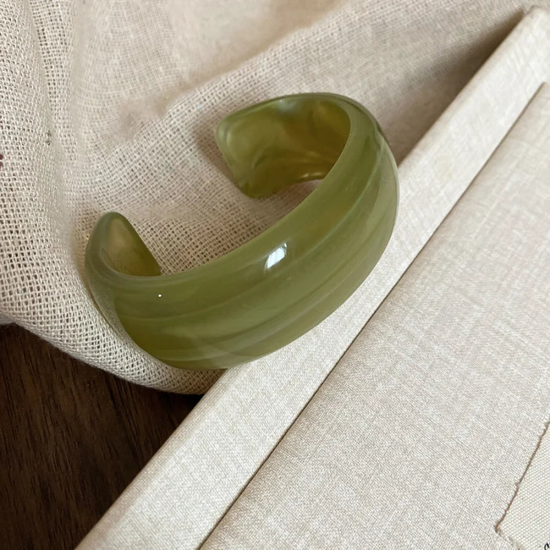 Marble Aura Open Bangle Collection