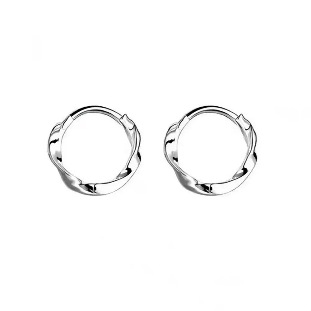 Aurora Melted Hoop Earrings