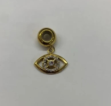 Golden Heart Charm Link Bracelet