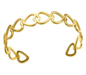 Luxe Five-Stone Crystal Bangle