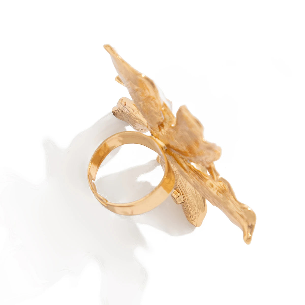 Ivory Bloom Statement Ring