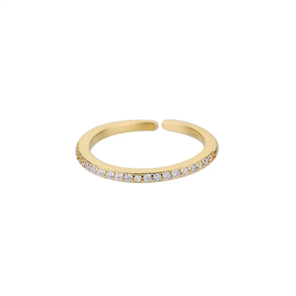 AuroraGem Adjustable Eternity Ring