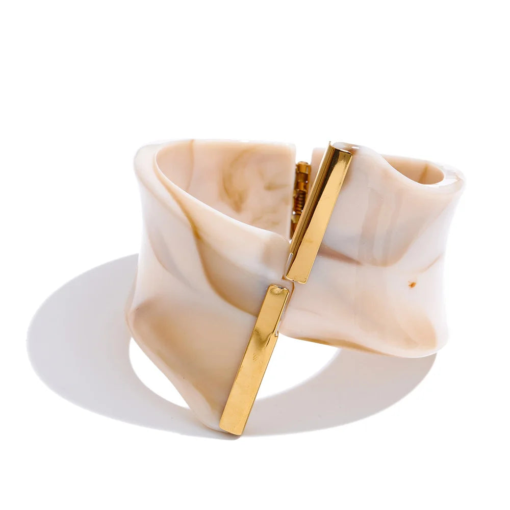 Ivory Wave Statement Cuff