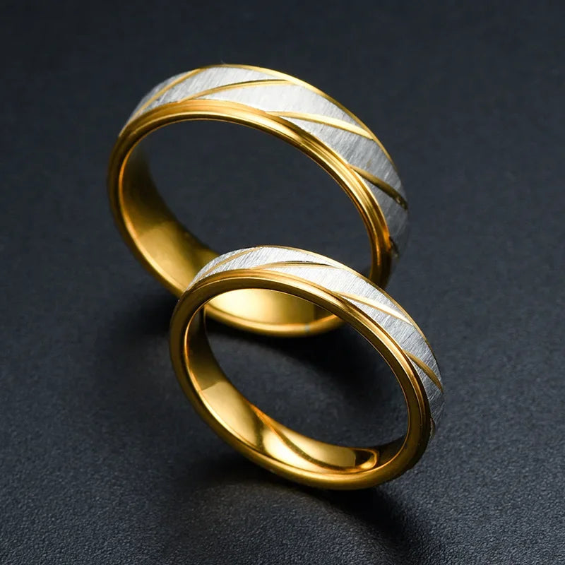 Infinity Weave Couple Rings