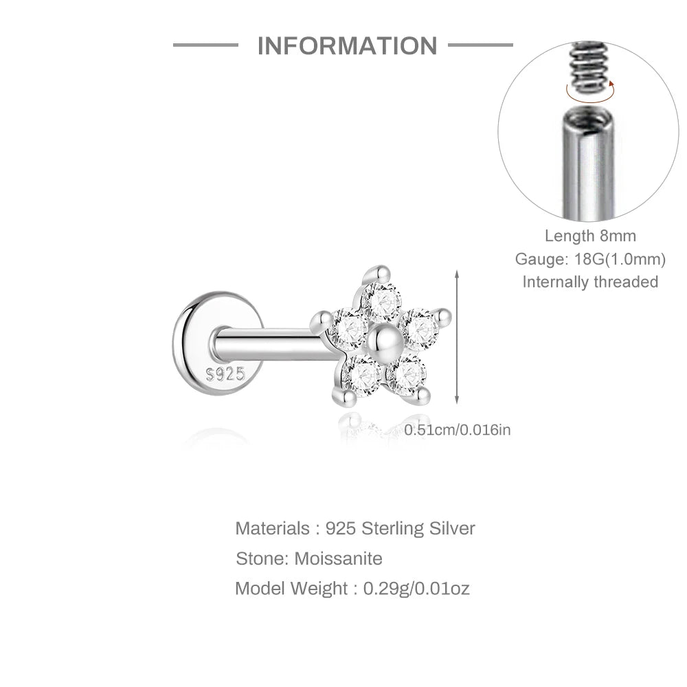 CrystalGlow Ear Set – Multi-Piercing Edition