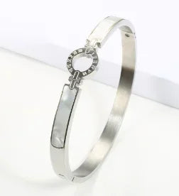 Luxe Geo Crystal Bangle