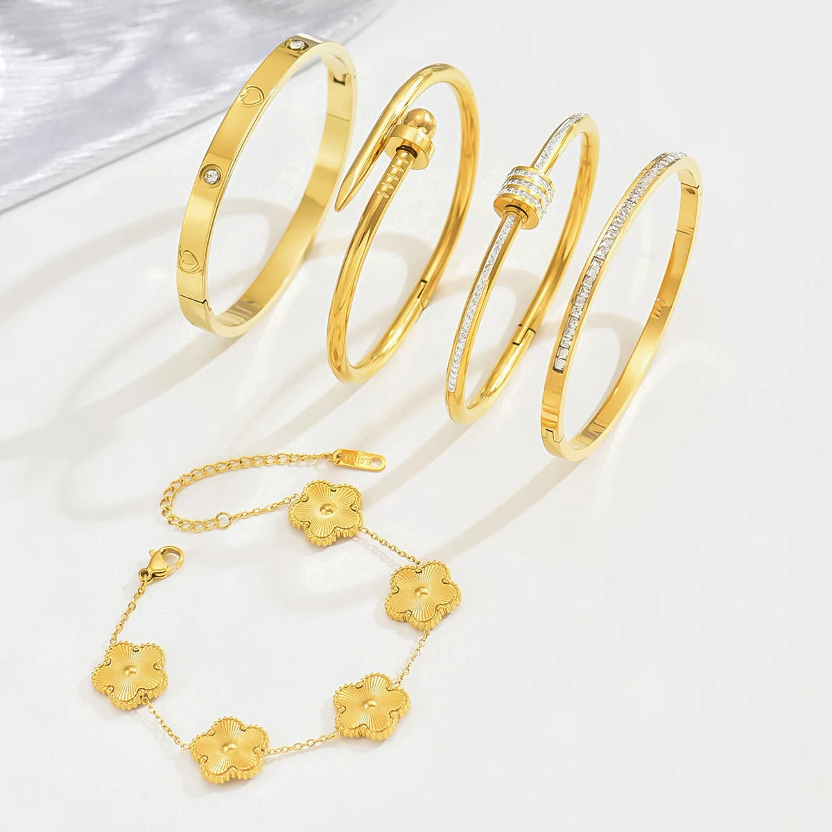 Golden Elite Luxury Bracelet Set
