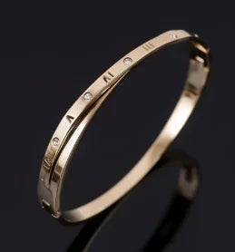 Luxe Geo Crystal Bangle