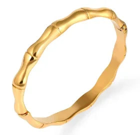 Luxe Five-Stone Crystal Bangle