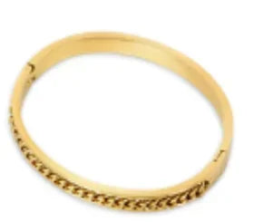 Luxe Five-Stone Crystal Bangle