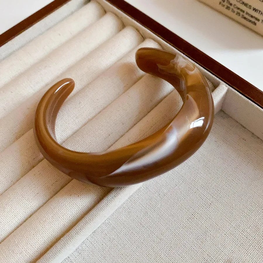 Marble Aura Open Bangle Collection