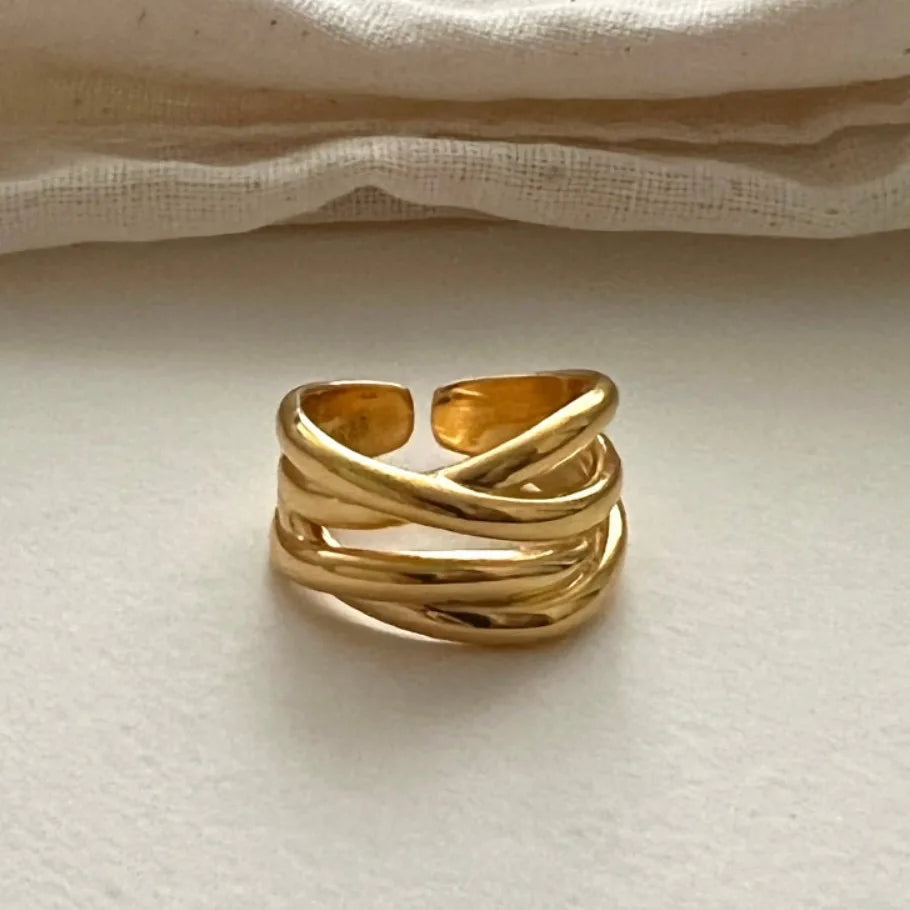 Intertwine Luxe Adjustable Ring