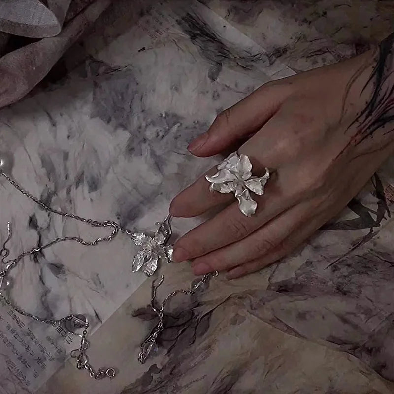 SilverBloom Artisan Ring