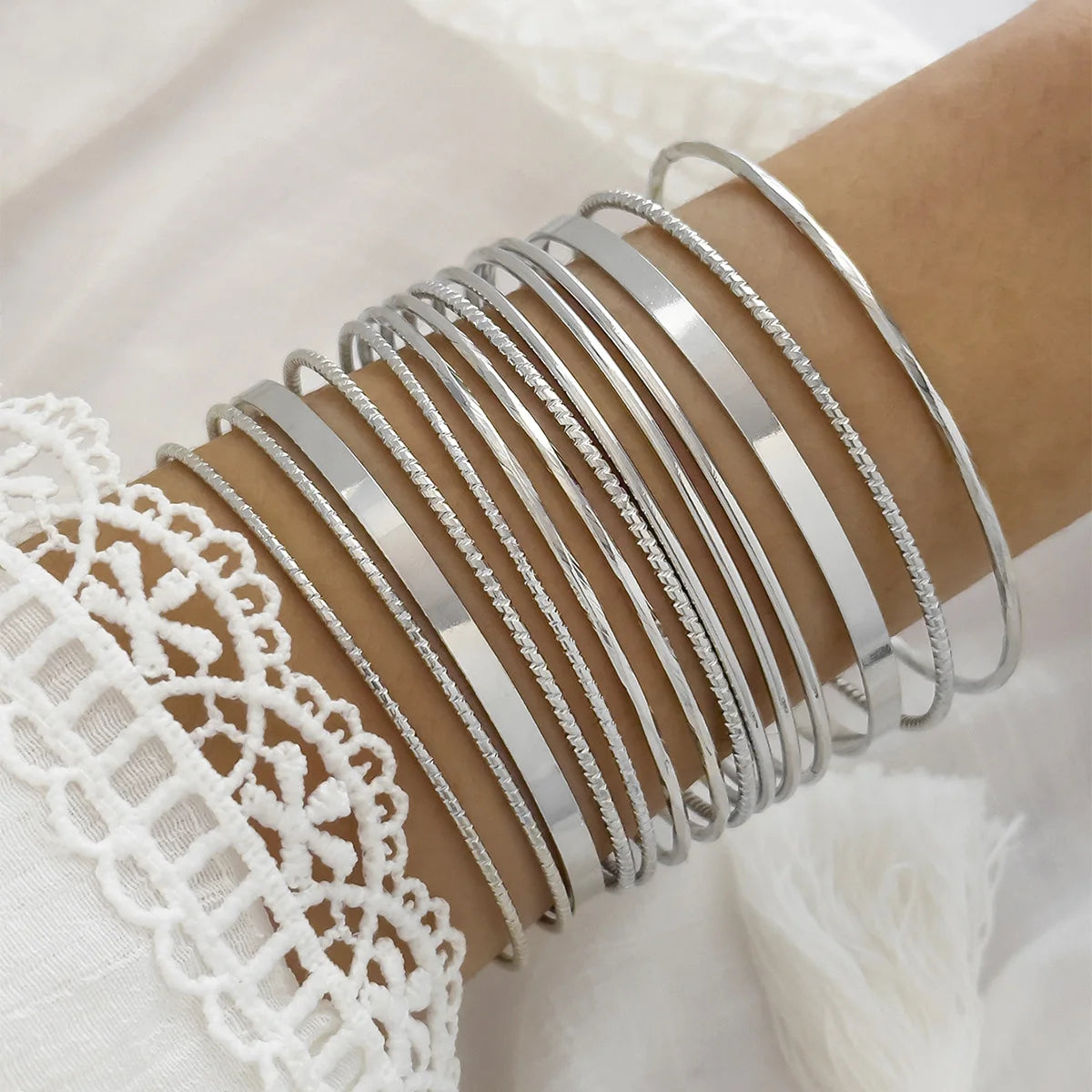 Golden Luxe Bangle Set