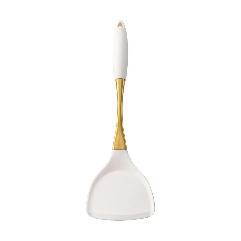LuxeGold Silicone Kitchen Utensil Set