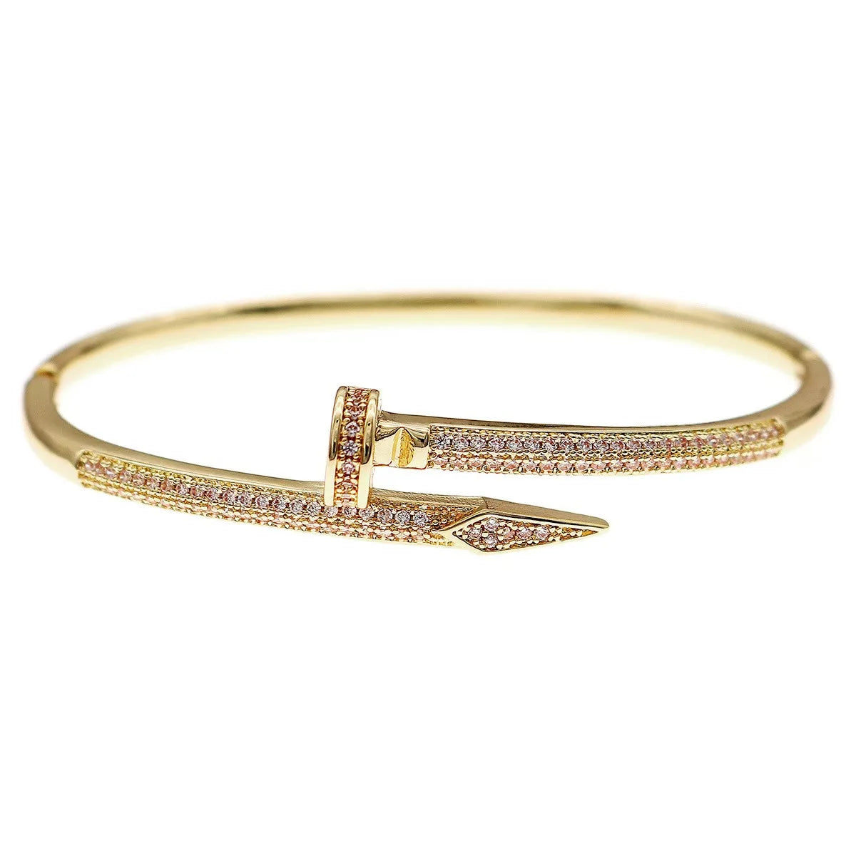 Golden Nail Luxe Bangle