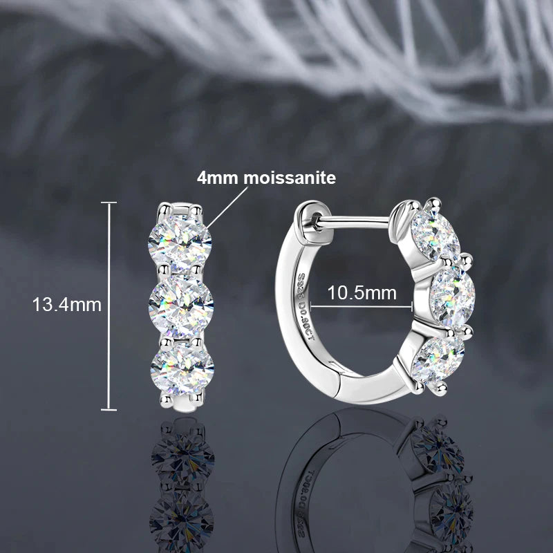 Crystal Luxe Hoop Earrings