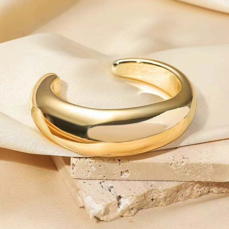 Wavy Luxe Cuff Bracelet