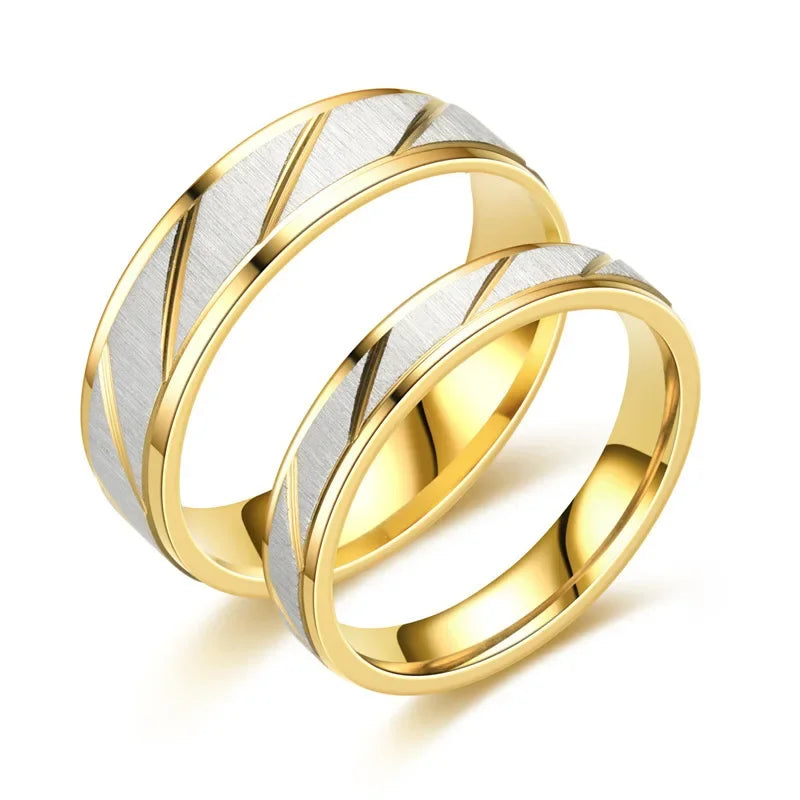 Infinity Weave Couple Rings