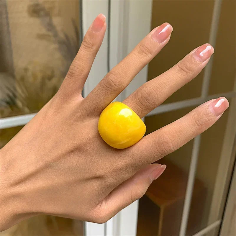SkyBloom Statement Ring