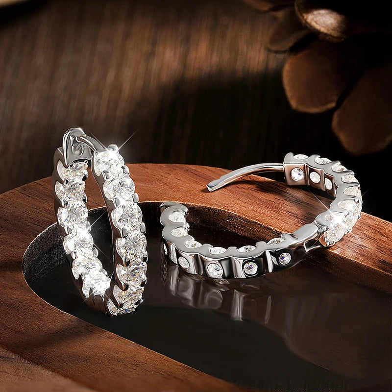 Eternal Sparkle Hoop Earrings