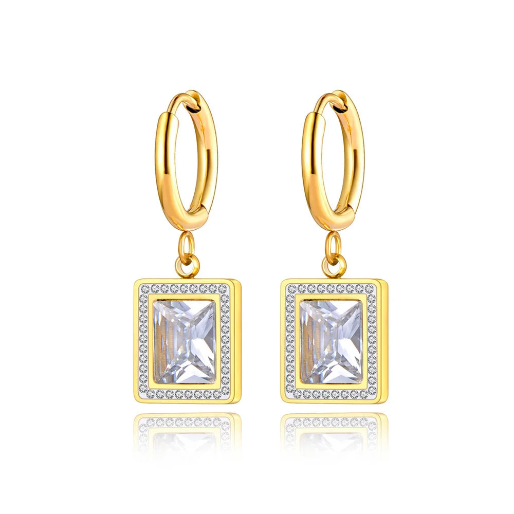 Aurora Gem Drop Earrings