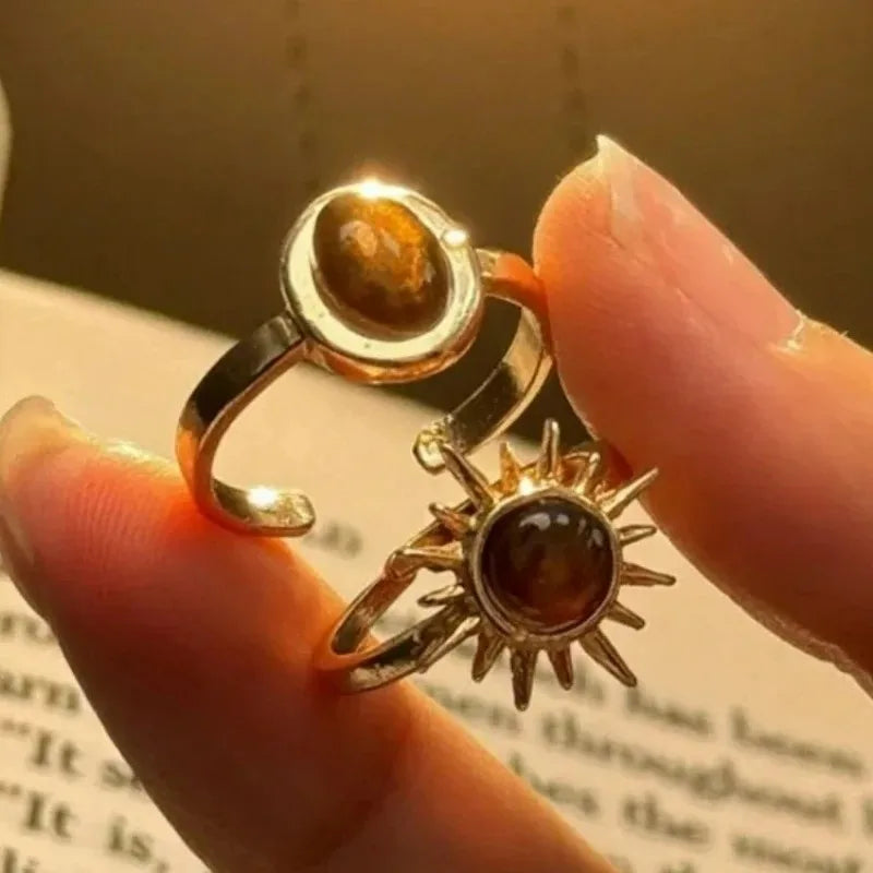 Solar Aura Adjustable Ring