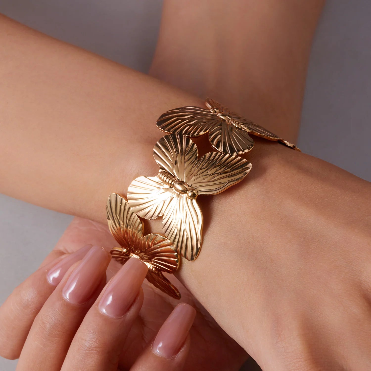 Blossom Glow Floral Cuff